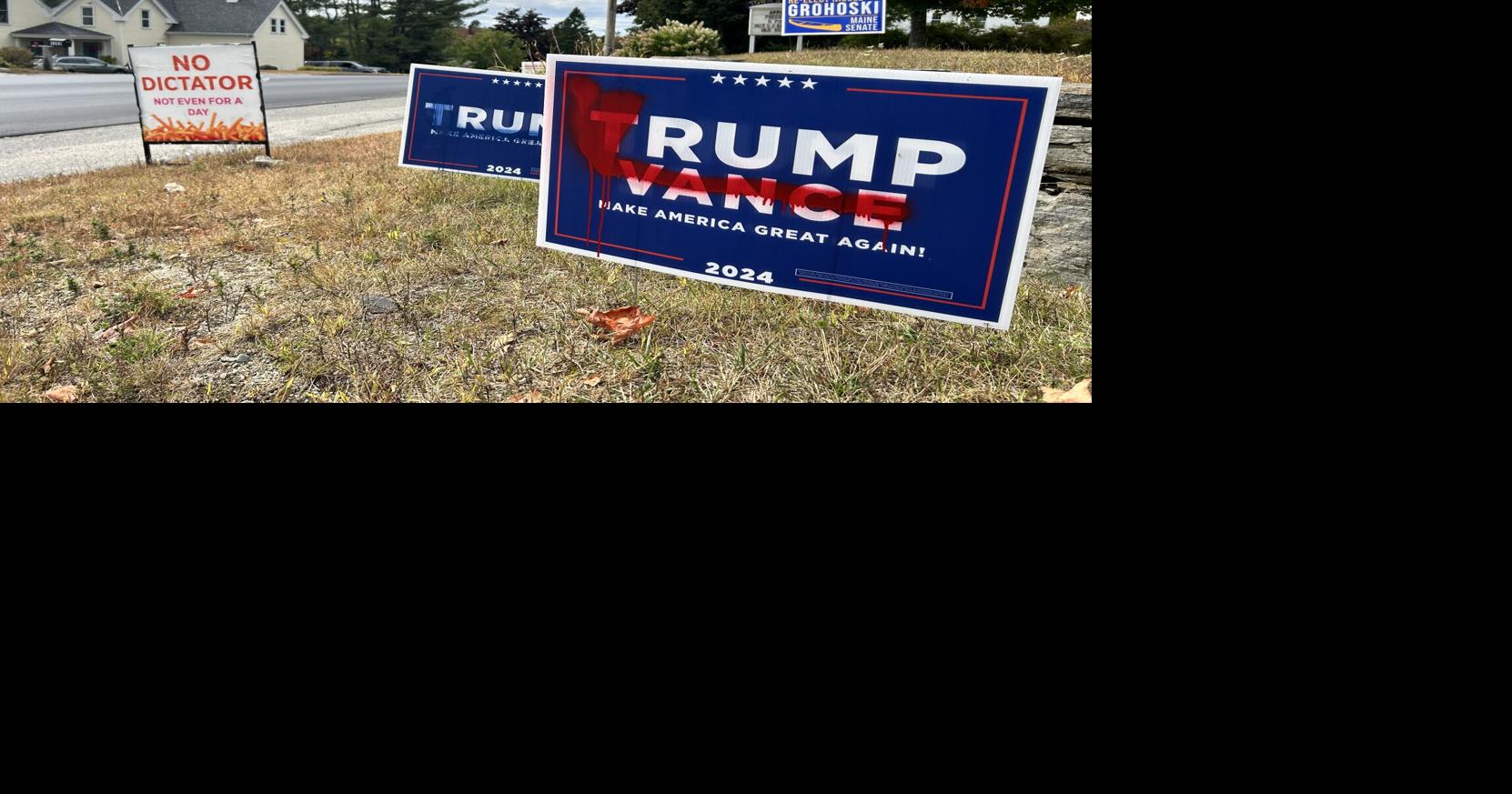 Wave of political sign vandalism reflects election year tension ...