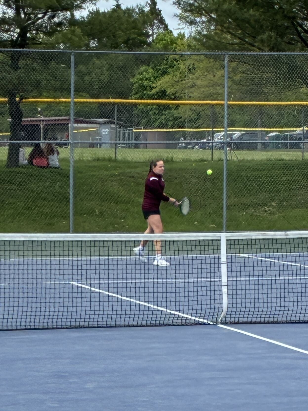 Frost, doubles' duos spearhead Ellsworth girls' tennis to quarterfinal win over Hermon