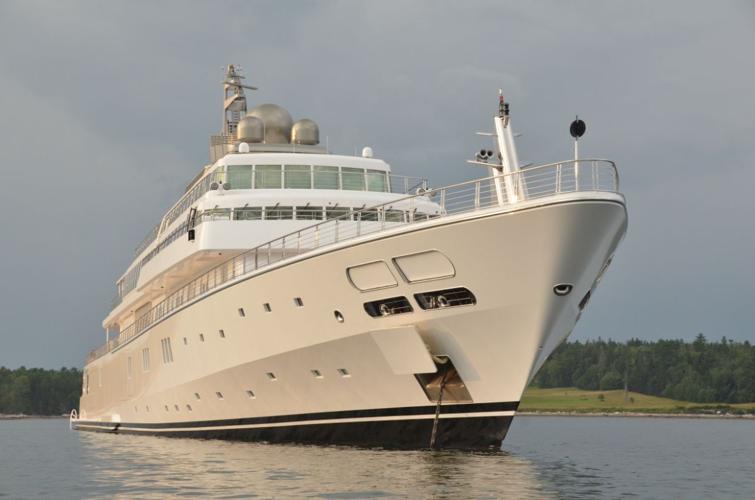 Superyacht pays a visit to Blue Hill News