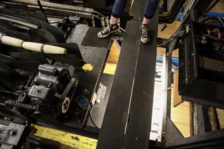 Aging candlepin bowling alley held together with gum and heart