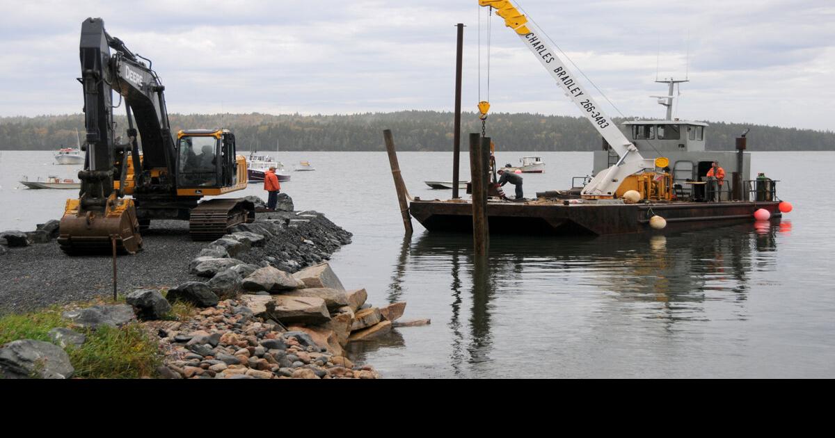 Pier work progressing in Gouldsboro News