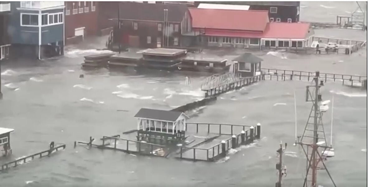 Town Waterfronts Hit By Wednesday's Storm Face Extensive Damage ...