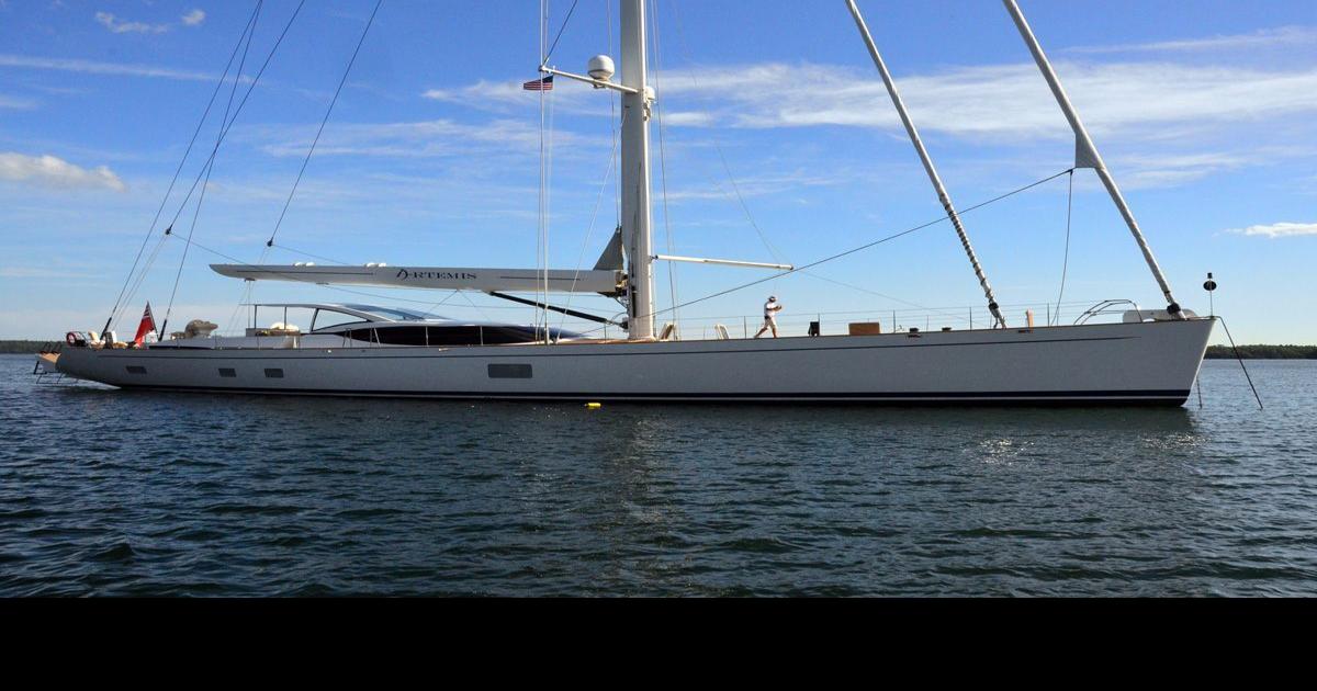 Megayacht visits Blue Hill News