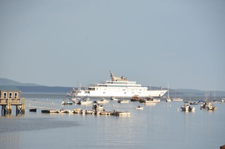 Superyacht pays a visit to Blue Hill News