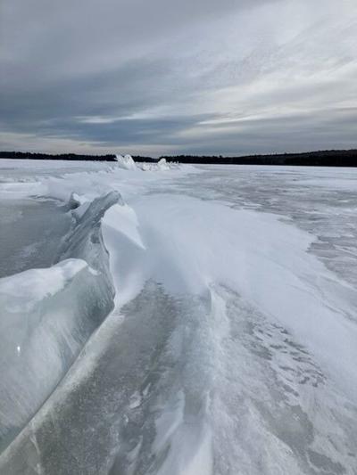 Pressure Riege Pressure ridges: Snowsledders beware! | Outdoors in Maine ...
