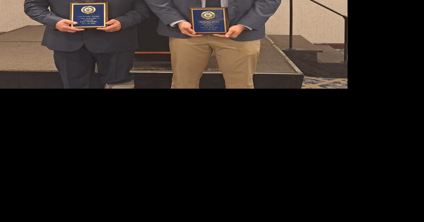 Officers honored Cops & Courts