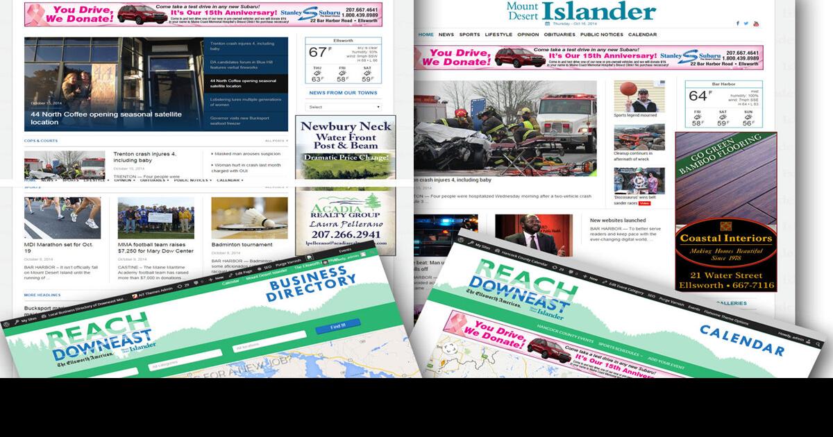 Ellsworth American Inc. launches new websites Business