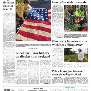 Page A1 | Digital Edition | ellsworthamerican.com - Vimarsana News