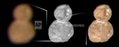 NASA: Icy object past Pluto looks like reddish snowman