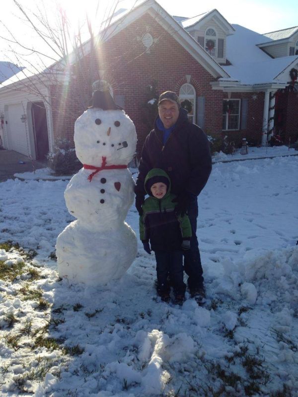 Snowman with a Heart