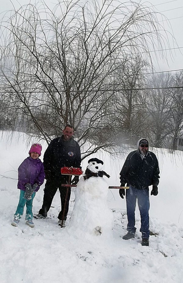 Hard Working Snowman!