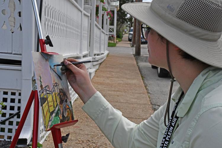 Mary Beth Drabiszczak at Augusta Plein Air