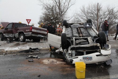 Hwy A & 100 Dec 31 wreck