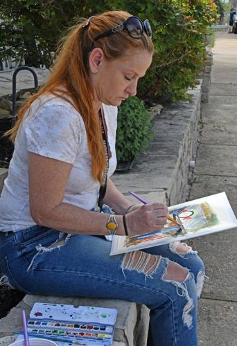 Antionette Elgin at Plein Air