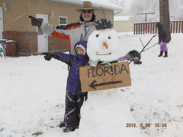 Southbound Snowman