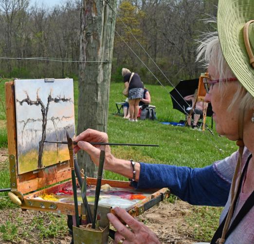 Teddy Jackson at Augusta Plein Air
