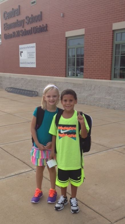 Emma & Cannon - 1st grade - Both students at Central Elementary