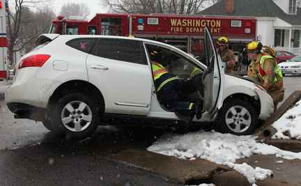 Vehicle Accident on West Third