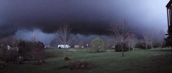 Looking West from Villa Ridge
