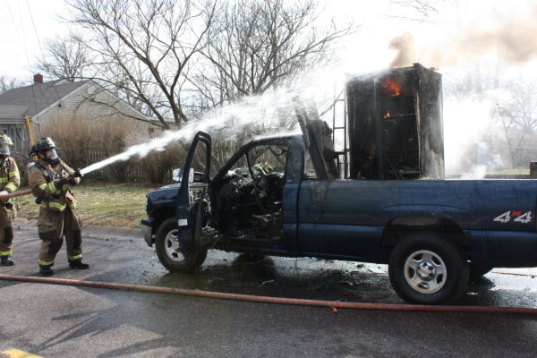 Pickup Fire in Union