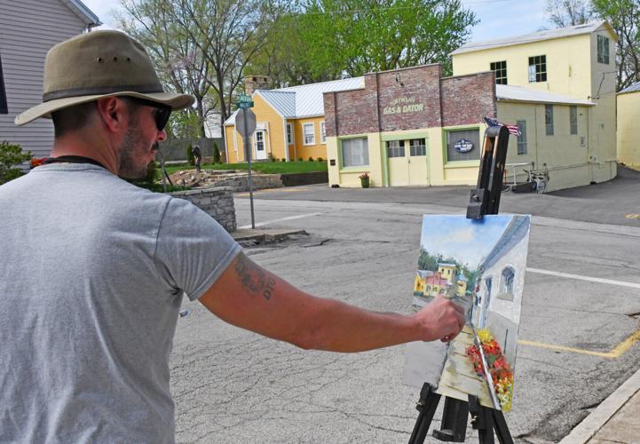 Derek Gollaher at Augusta Plein Air