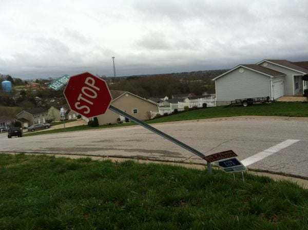 Stop Sign at Eagle Ridge Dr.