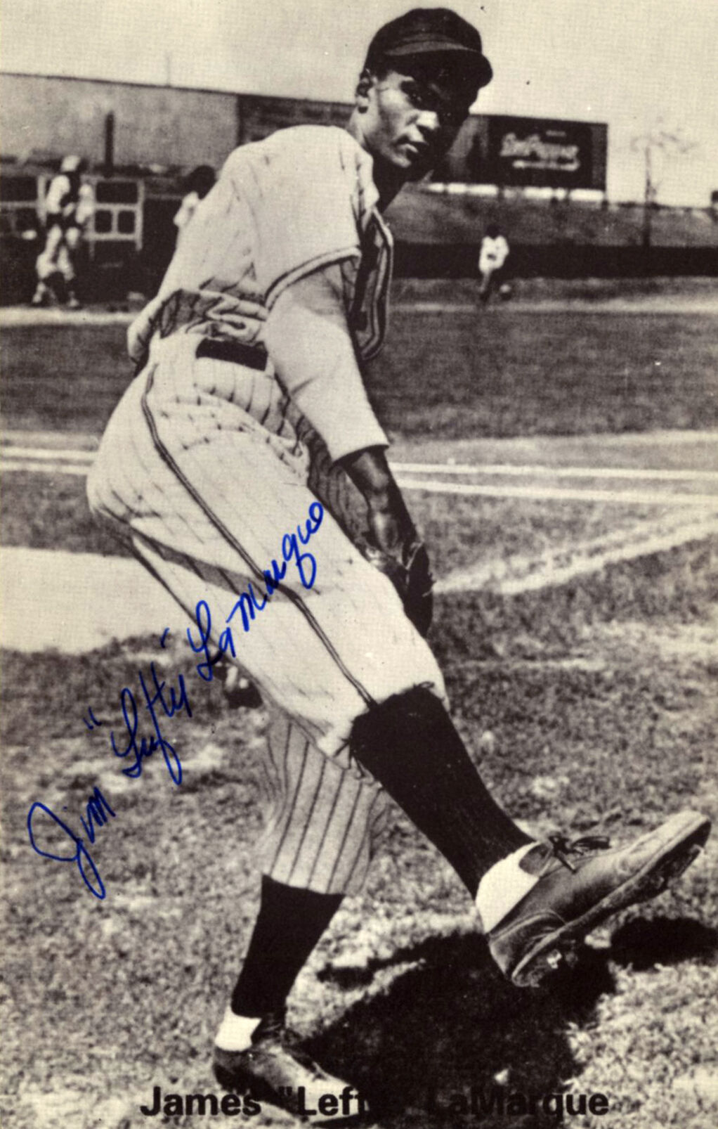 Satchel Paige 1940's Kansas City Monarchs Negro League Signed