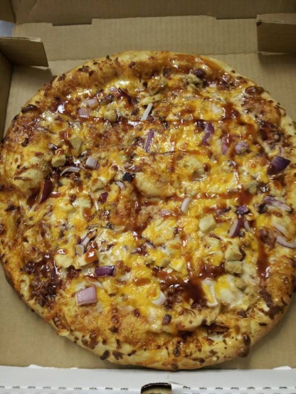 "The Southside BBQ Chicken Pizza"
