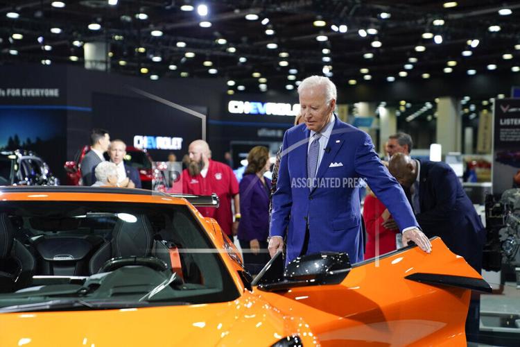 Car guy' Biden touts electric vehicles at Detroit auto show ...