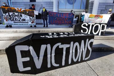 Anxious tenants await assistance as evictions resume | State and Nation |  enewscourier.com
