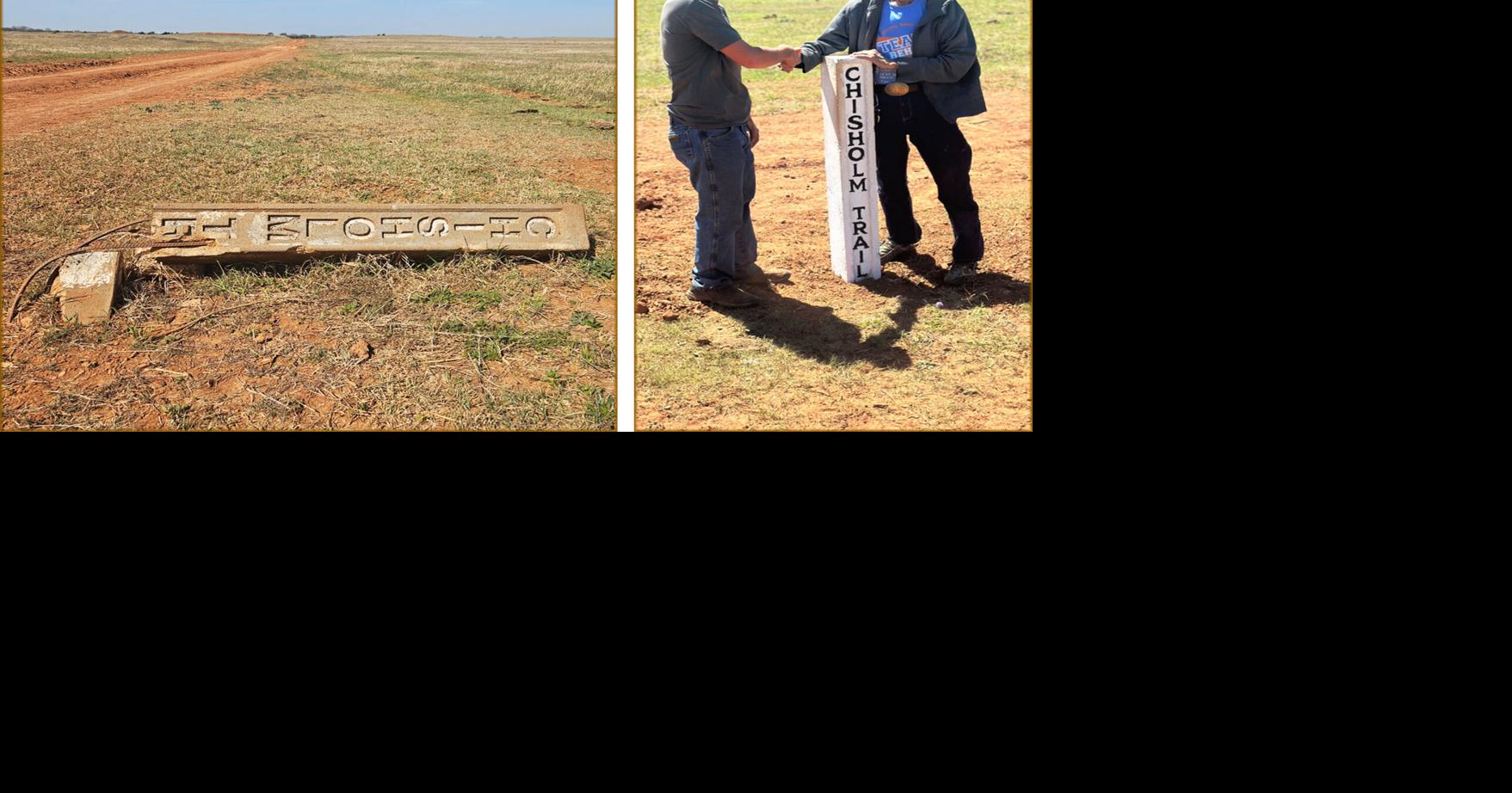 Kremlin resident restoring Chisholm Trail markers placed by Enid historian Klemme