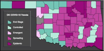 302 New Covid 19 Cases Including 2 In Nw Oklahoma And One Death Reported Sunday By Osdh Covid19 Enidnews Com