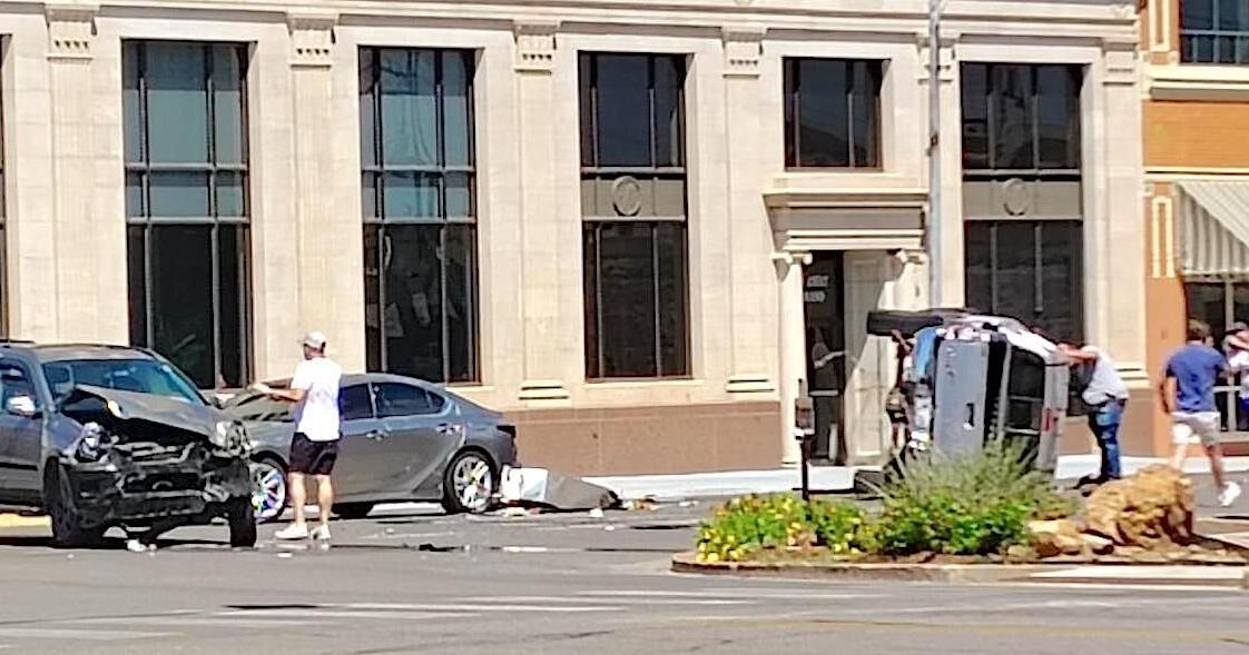 Man taken to hospital after Sunday accident
