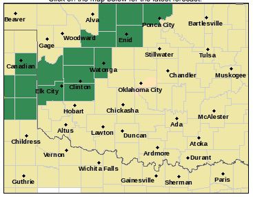 Parts of Northwest Oklahoma under a flood watch | News | enidnews.com