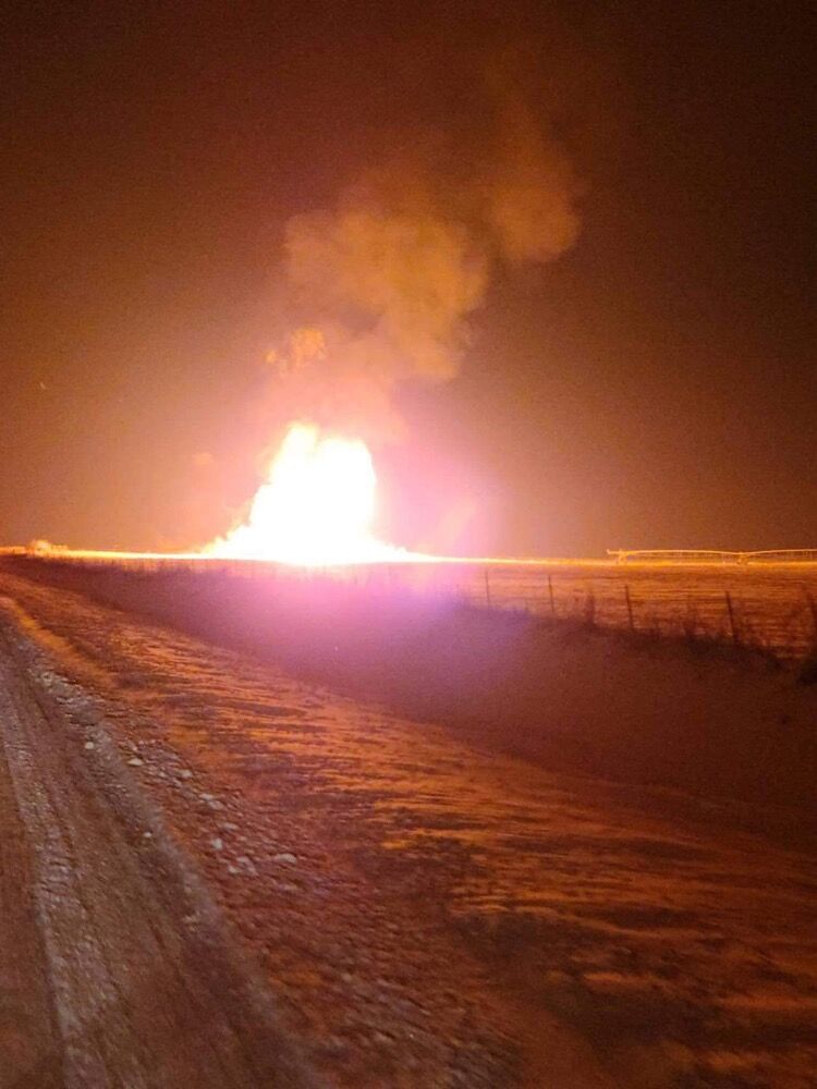 Rural Residents Witness Natural Gas Line Explosion Near Ames News Enidnews Com