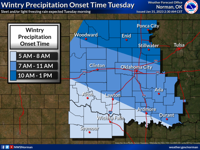 UPDATED: Enid area looks to escape worst of the winter weather in Oklahoma  | News | enidnews.com