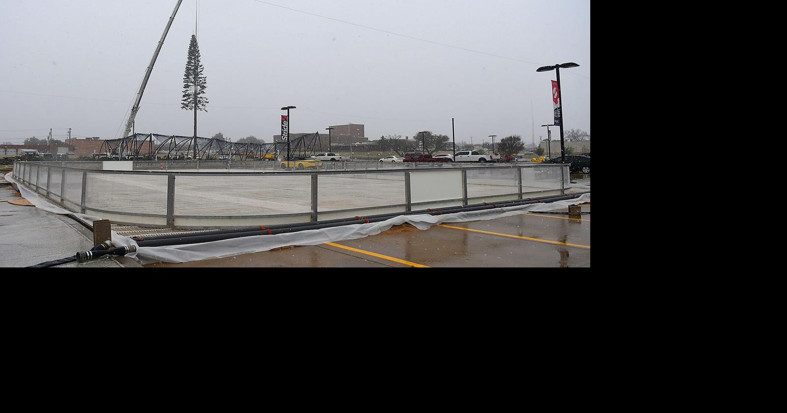 Downtown Enid's ice skating rink set to open Friday | Local News ...