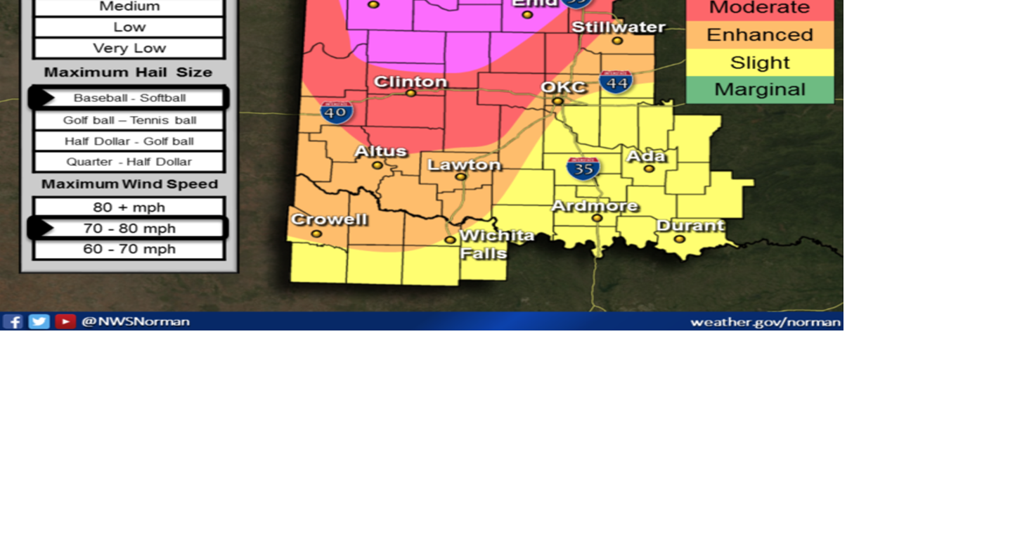 UPDATED: Severe weather possible Thursday in NW Oklahoma | News ...