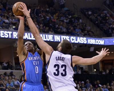 Grizzlies lead for all but 25 seconds in win over Thunder