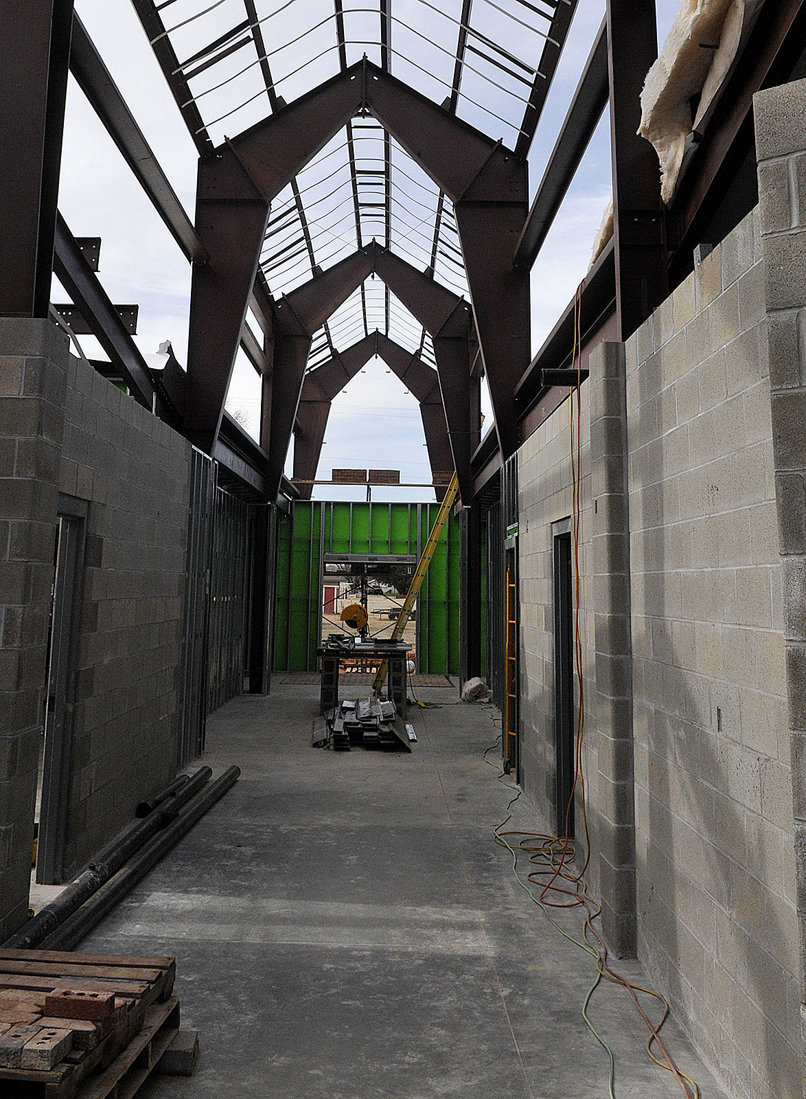 KremlinHillsdale school construction is progressing on schedule