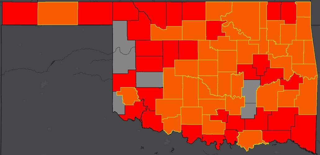Oklahoma COVID map 5.8.20