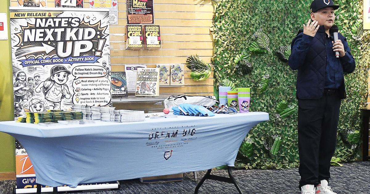 12-year-old speaks about starting nonprofit to families at Enid library