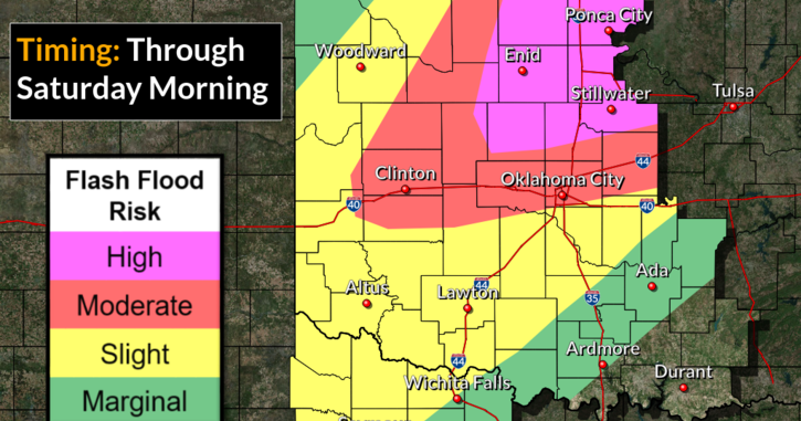 Breaking: Flood warning, tornado watch issued for Enid area | News ...