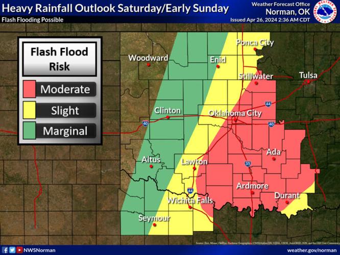 Severe weather forecast for Enid area, much of Oklahoma on Saturday ...