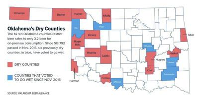 dry counties to all