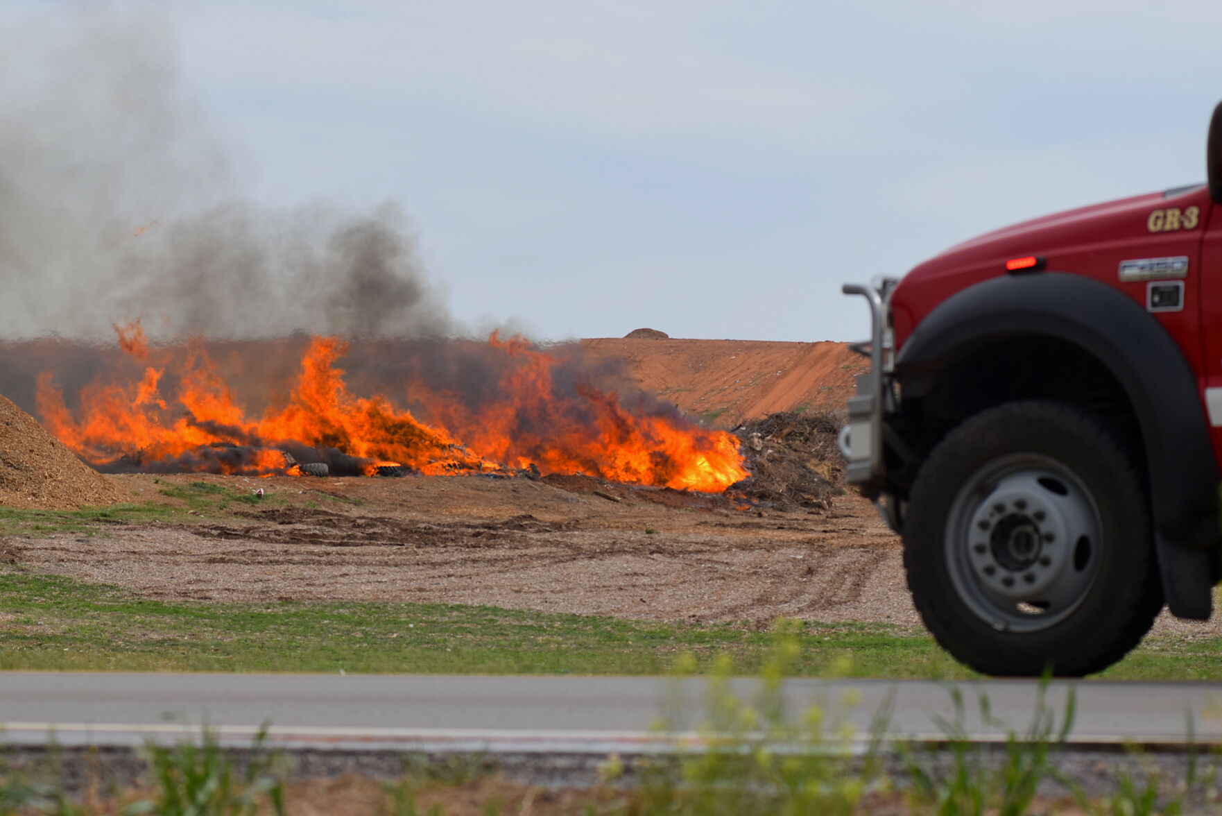 Firefighters battle blaze at landfill, north of property | News