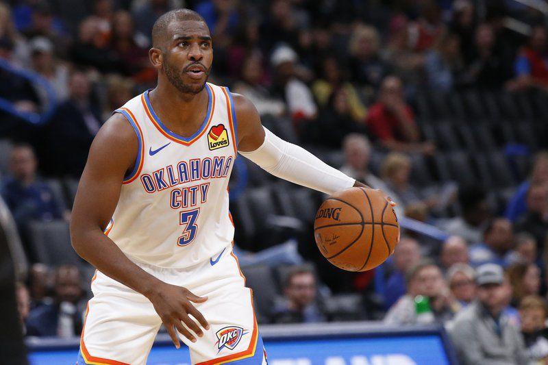 Chris Paul New Thunder Cast Tip Off Wednesday In Utah Thunder Nba Enidnews Com