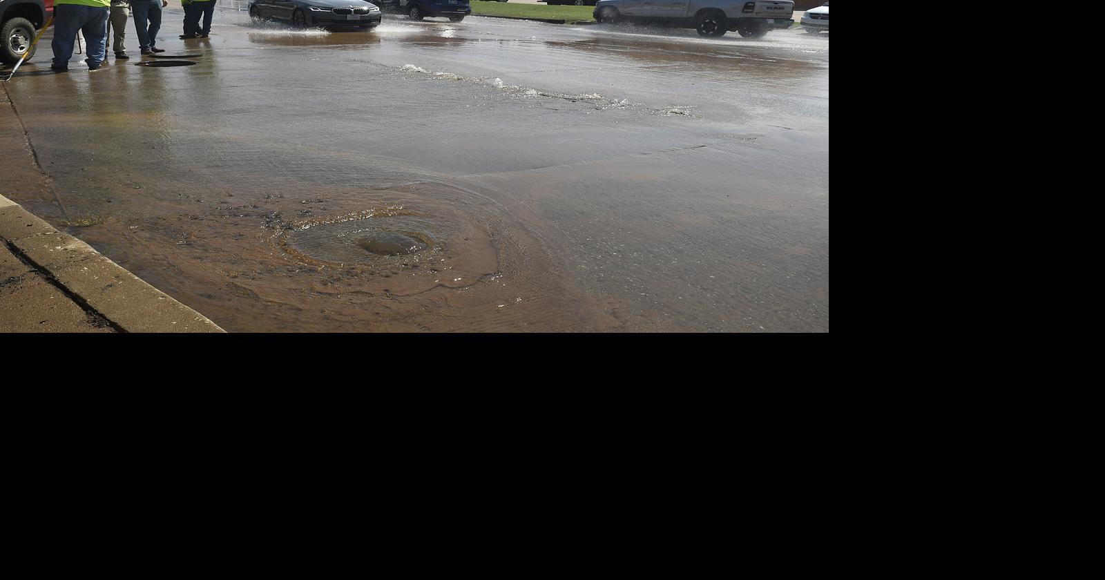 City: Water main break causes service disruption at Hayes, Garriott ...