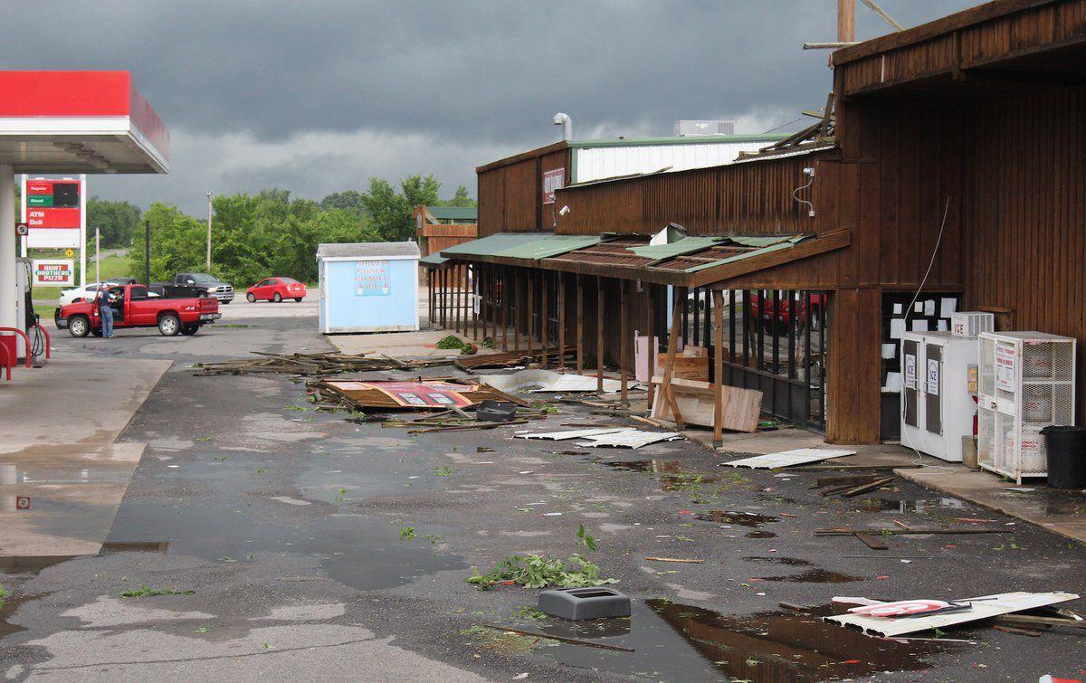 Tornado touches down in eastern Oklahoma town of Peggs State