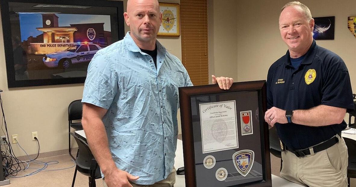 EPD officer awarded medal of valor for rescuing man from grain elevator ...